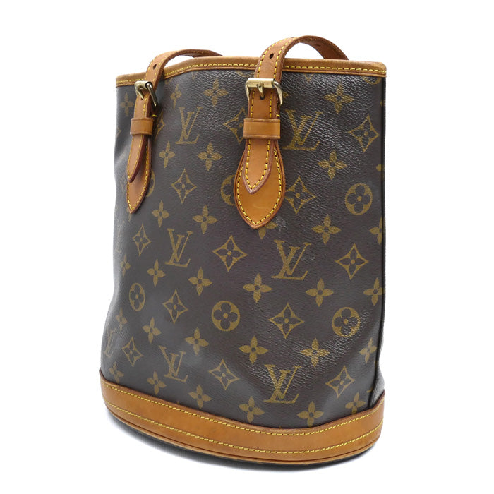 LOUIS VUITTON ルイ・ヴィトン バケットPM トートバッグ ブラウン M42238 FL0094【中古】