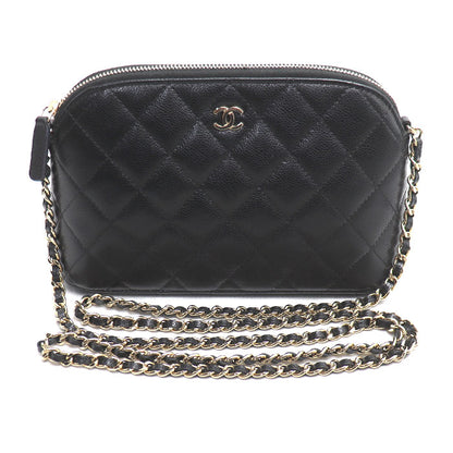 CHANEL シャネル マトラッセ ショルダーバッグ ブラック AP4016 レディース【中古】