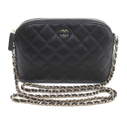 CHANEL シャネル マトラッセ ショルダーバッグ ブラック AP4016 レディース【中古】