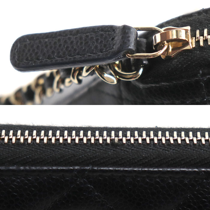 CHANEL シャネル マトラッセ ショルダーバッグ ブラック AP4016 レディース【中古】