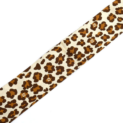 FENDI フェンディ ラッピー レオパード スカーフ マルチカラー FXT011 レディース【中古】【美品】