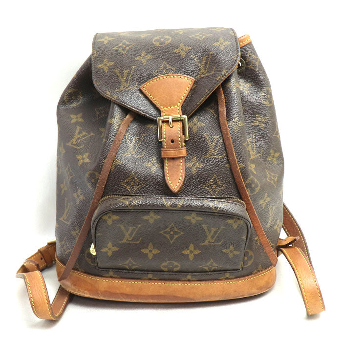 LOUIS VUITTON ルイ・ヴィトン モンスリMM リュック・デイパック ブラウン M51136 SP0928 ユニセックス【中古】