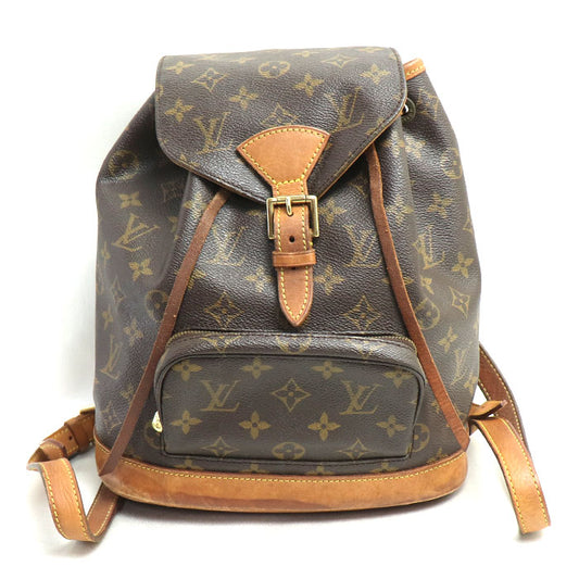 LOUIS VUITTON ルイ・ヴィトン モンスリMM リュック・デイパック ブラウン M51136 SP0928 ユニセックス【中古】