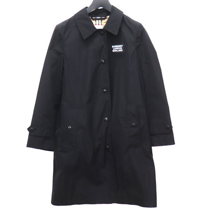 BURBERRY バーバリー ステンカラーコート ブラック 8022731 38 レディース【中古】