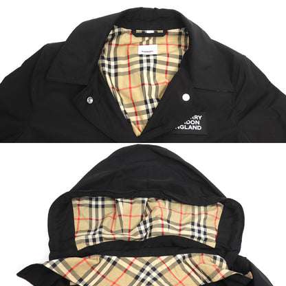 BURBERRY バーバリー ステンカラーコート ブラック 8022731 38 レディース【中古】