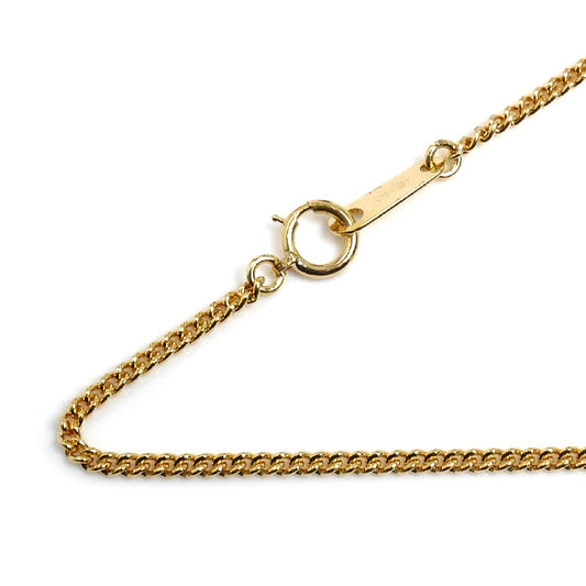 K18YG イエローゴールド ネックレス 喜平2面カット 8.5g 60cm 丸喜平 レディース【中古】