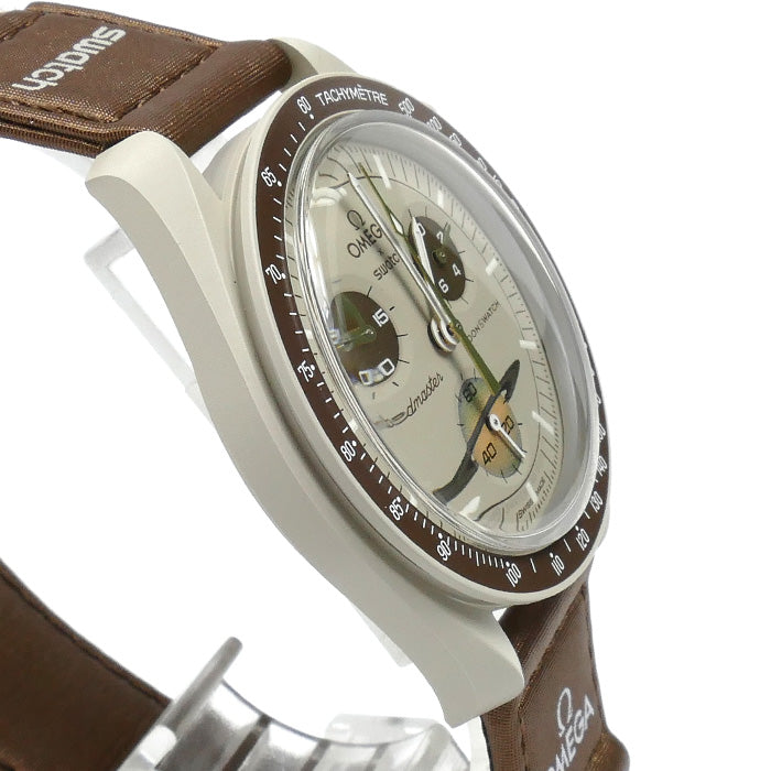 Swatch スウォッチ OMEGAxswatch オメガxスウォッチ 腕時計 電池式 ミッション トゥ サターン SO33T100 スピードマスター メンズ【中古】【美品】