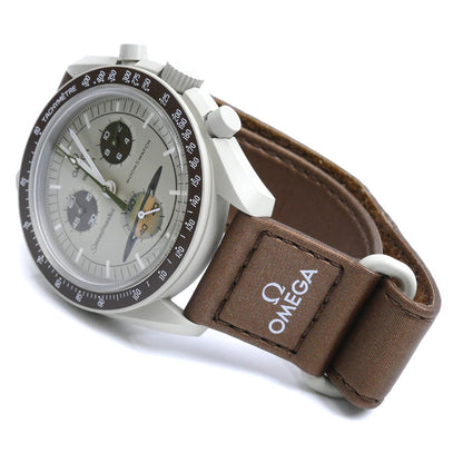 Swatch スウォッチ OMEGAxswatch オメガxスウォッチ 腕時計 電池式 ミッション トゥ サターン SO33T100 スピードマスター メンズ【中古】【美品】