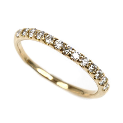 K18YG イエローゴールド リング・指輪 ダイヤモンド0.17ct 4号 1.0g ピンキー レディース【中古】