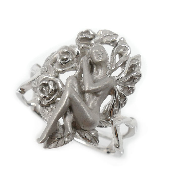 K18WG ホワイトゴールド カレライカレラ リング・指輪 15号 7.7g レディース【中古】