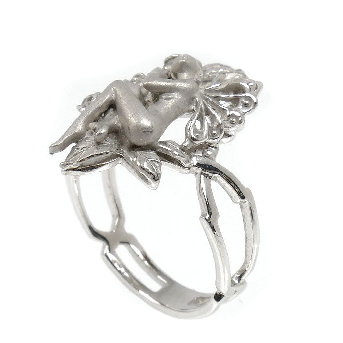 K18WG ホワイトゴールド カレライカレラ リング・指輪 15号 7.7g レディース【中古】