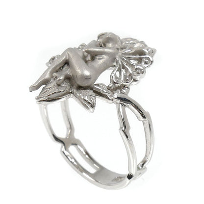 K18WG ホワイトゴールド カレライカレラ リング・指輪 15号 7.7g レディース【中古】