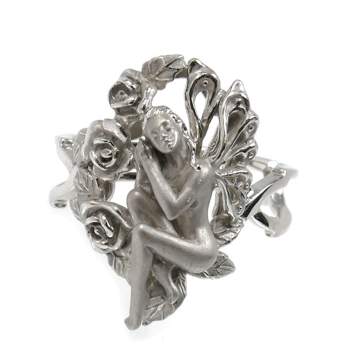 K18WG ホワイトゴールド カレライカレラ リング・指輪 15号 7.7g レディース【中古】