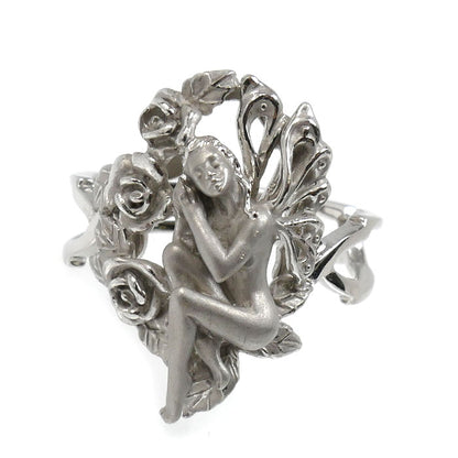 K18WG ホワイトゴールド カレライカレラ リング・指輪 15号 7.7g レディース【中古】