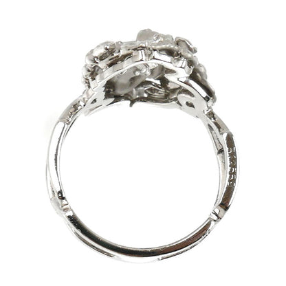 K18WG ホワイトゴールド カレライカレラ リング・指輪 15号 7.7g レディース【中古】