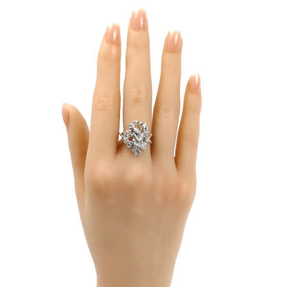 K18WG ホワイトゴールド カレライカレラ リング・指輪 15号 7.7g レディース【中古】