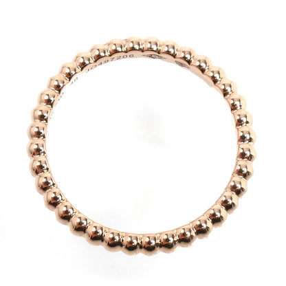 Van Cleef & Arpels ヴァンクリーフ＆アーペル K18PG ピンクゴールド ペルレ ゴールドパール リング・指輪 VCARPJMF48 8号 48 2.1g レディース【中古】【美品】
