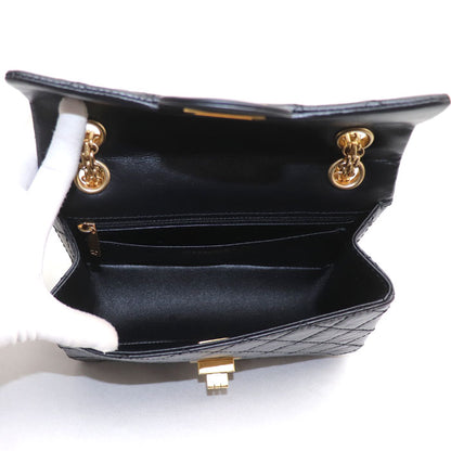 CHANEL シャネル 2.55 ミニ ハンドバッグ ショルダーバッグ ブラック AP0874 レディース【中古】