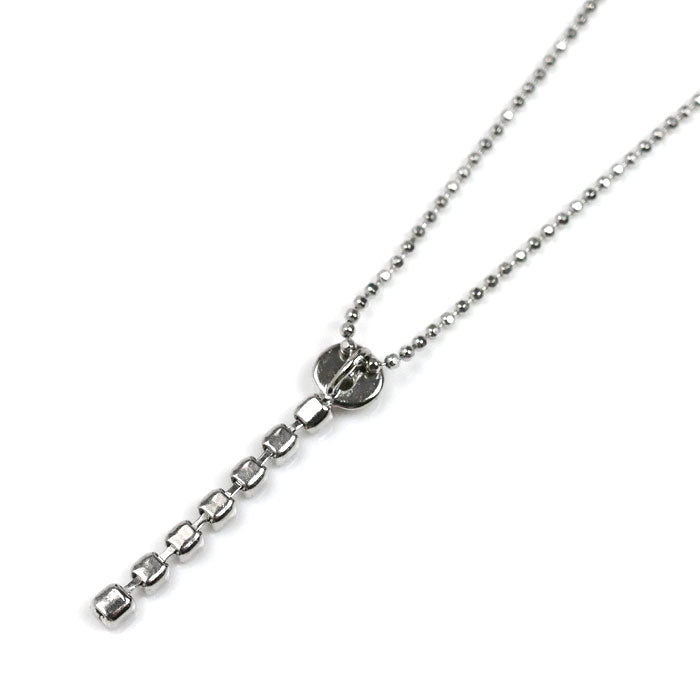 Pt850プラチナ ネックレス ダイヤモンド0.35ct 4.2g 40cm レディース【中古】