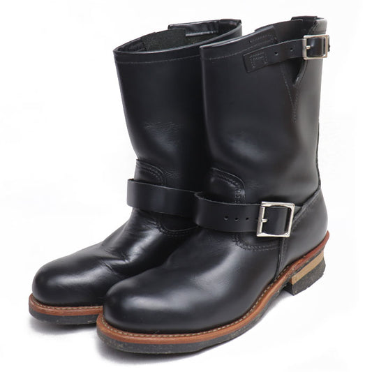 RED WING レッドウィング エンジニアブーツ ブーツ ブラック 02268-3 
8D メンズ【中古】