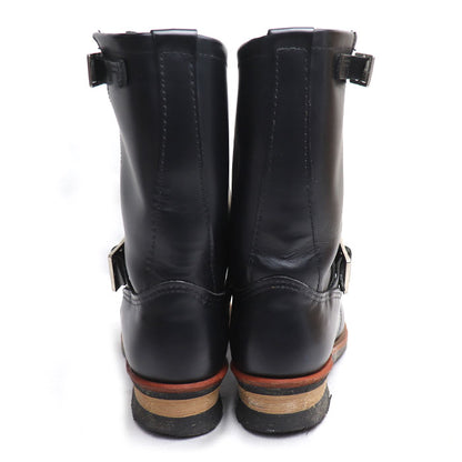 RED WING レッドウィング エンジニアブーツ ブーツ ブラック 02268-3 
8D メンズ【中古】