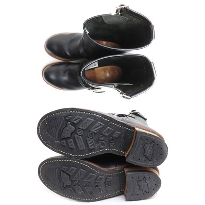 RED WING レッドウィング エンジニアブーツ ブーツ ブラック 02268-3 
8D メンズ【中古】