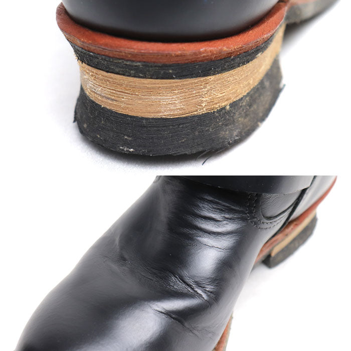 RED WING レッドウィング エンジニアブーツ ブーツ ブラック 02268-3 
8D メンズ【中古】