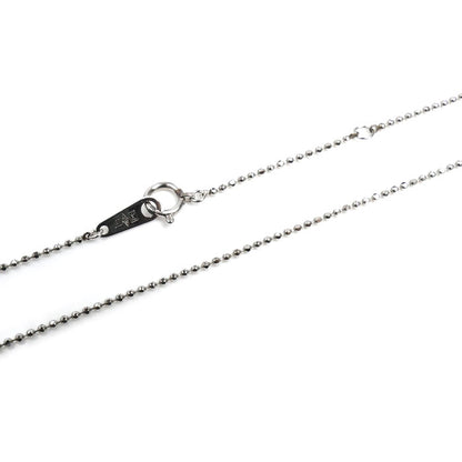 Pt850プラチナ ネックレス ボール 3.0g 40cm レディース【中古】