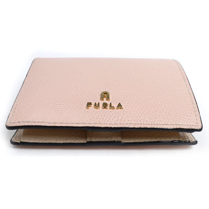 Furla フルラ カメリア S コンパクトウォレット 二つ折り財布 ピンク WP00304 レディース【中古】