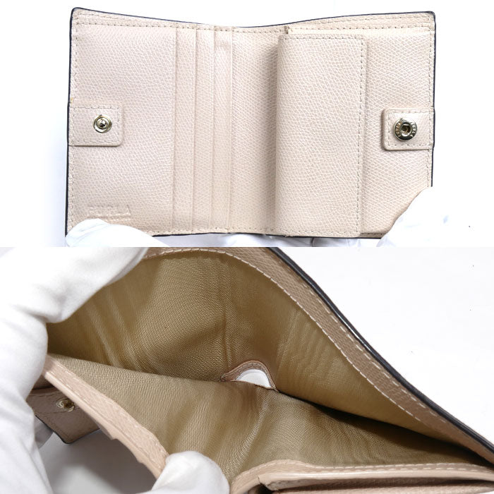 Furla フルラ カメリア S コンパクトウォレット 二つ折り財布 ピンク WP00304 レディース【中古】