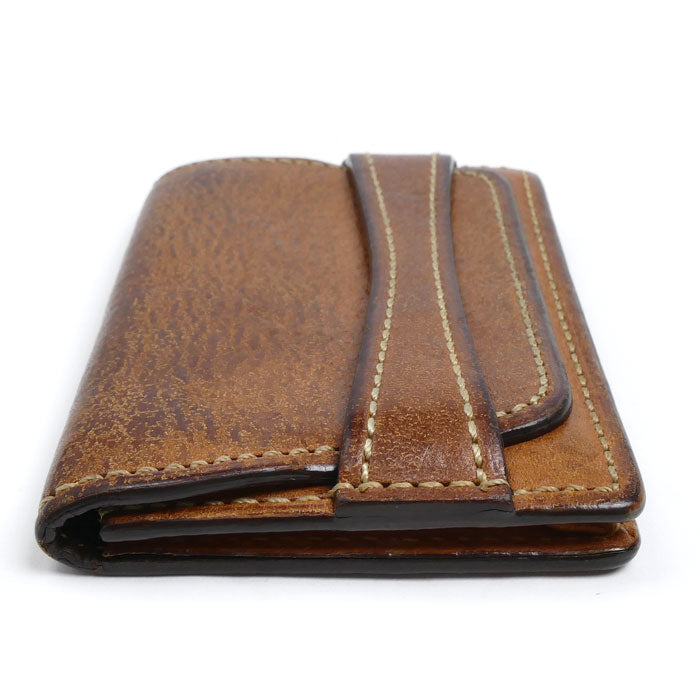 土屋鞄 ツチヤカバン ベルト ウルバーノ カードケース ブラウン メンズ【中古】