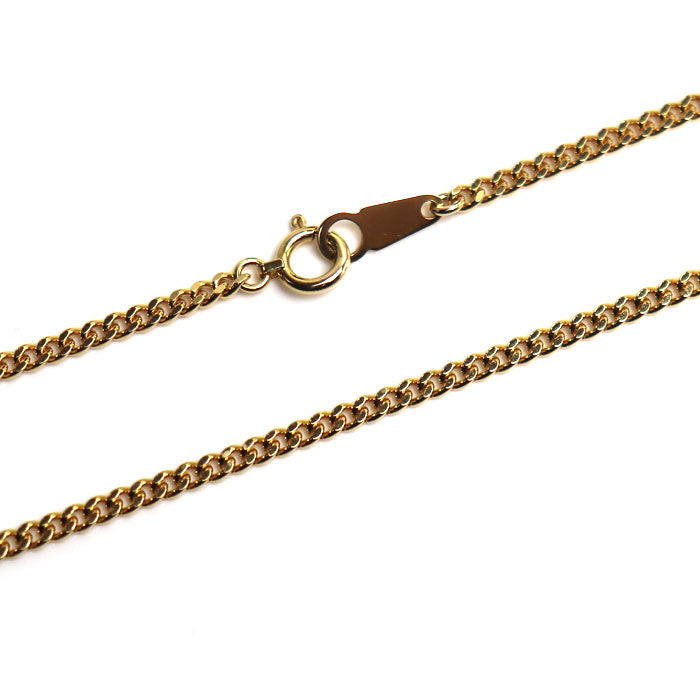 K18YG イエローゴールド ネックレス 喜平2面カット 10.0g 50cm ユニセックス【中古】