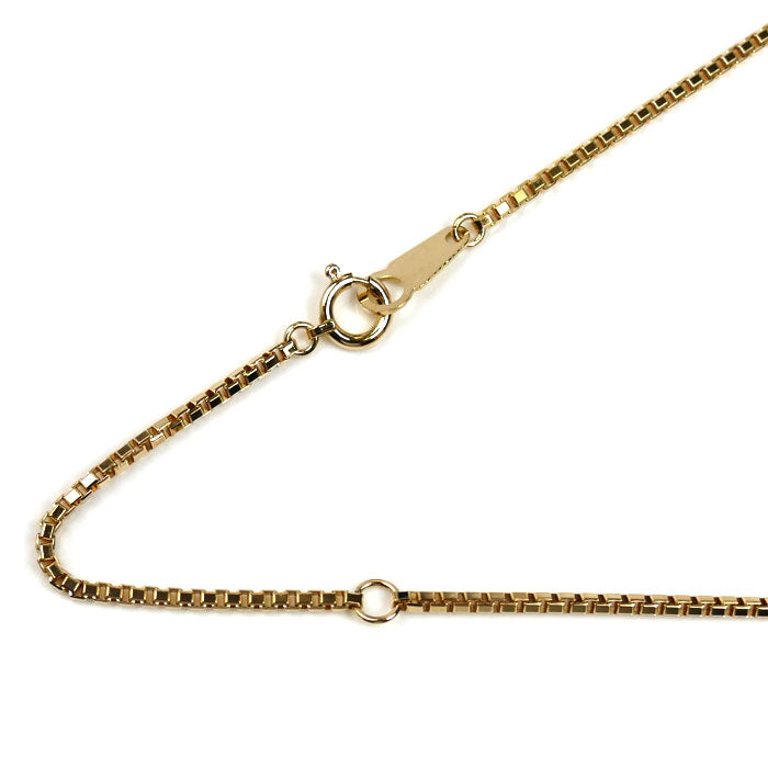 K18YG イエローゴールド ネックレス ベネチアン 10.0g 60cm ユニセックス【中古】