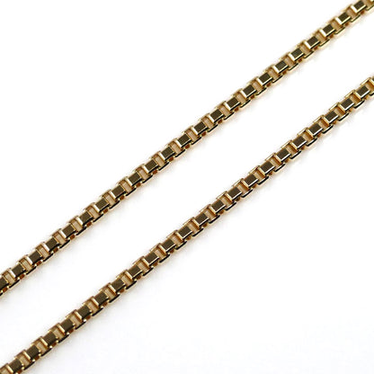 K18YG イエローゴールド ネックレス ベネチアン 10.0g 60cm ユニセックス【中古】