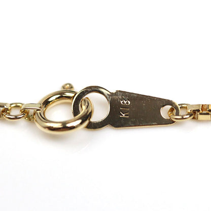 K18YG イエローゴールド ネックレス ベネチアン 10.0g 60cm ユニセックス【中古】