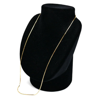 K18YG イエローゴールド ネックレス ベネチアン 10.0g 60cm ユニセックス【中古】