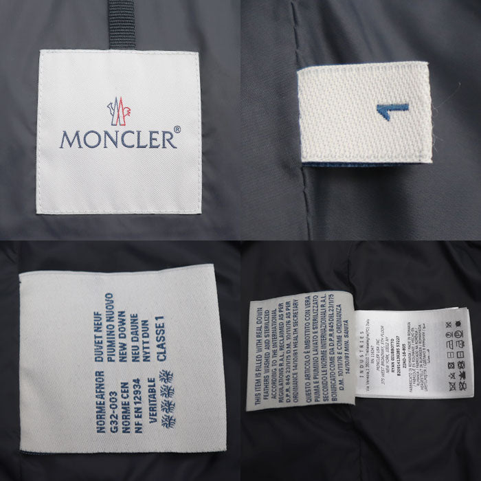 MONCLER モンクレール ライアン GIUBBOTTO ダウンジャケット ネイビー B2091439285 
1 メンズ【中古】