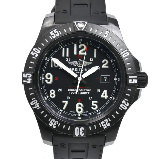 BREITLING ブライトリング コルト スカイレーサー 腕時計 電池式 ブラック X74320E4/BF87 メンズ【中古】【美品】