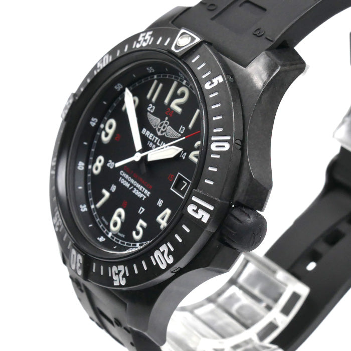 BREITLING ブライトリング コルト スカイレーサー 腕時計 電池式 ブラック X74320E4/BF87 メンズ【中古】【美品】