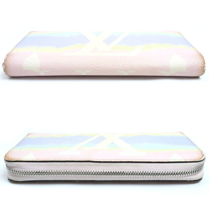 LOUIS VUITTON ルイ・ヴィトン ジッピーウォレット 長財布 ラウンドファスナー エスカル ピンク M69110 GI0260 レディース【中古】