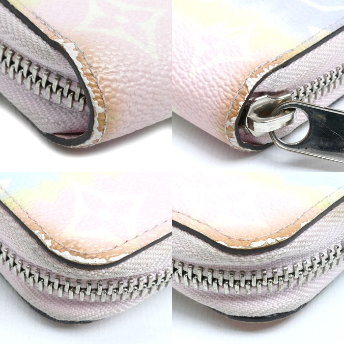 LOUIS VUITTON ルイ・ヴィトン ジッピーウォレット 長財布 ラウンドファスナー エスカル ピンク M69110 GI0260 レディース【中古】