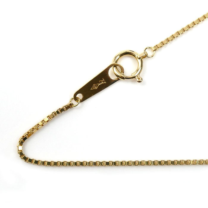 K18YG イエローゴールド ネックレス ベネチアン 3.0g 40cm レディース【中古】