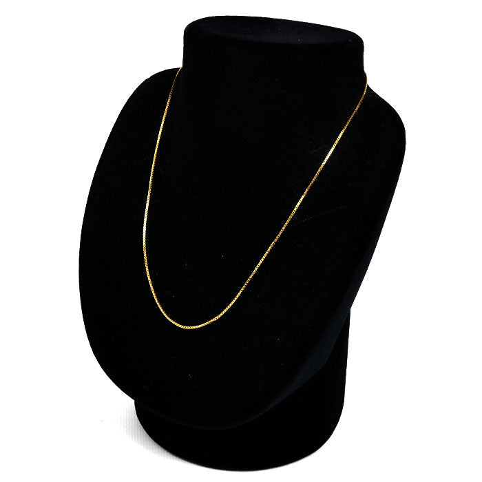 K18YG イエローゴールド ネックレス ベネチアン 3.0g 40cm レディース【中古】