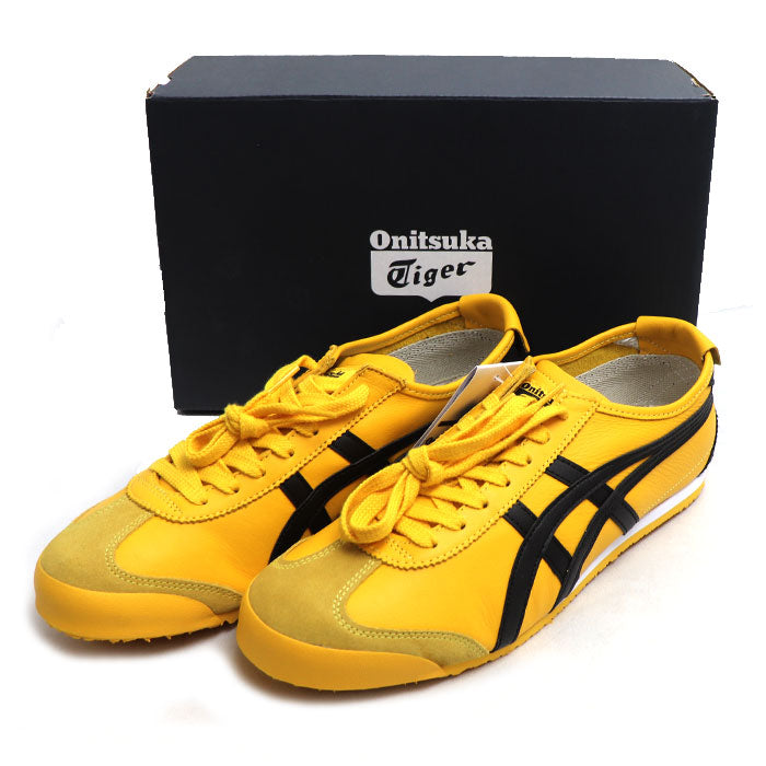 ONITSUKA TIGER オニツカタイガー メキシコ 66 スニーカー イエロー/ブラック 1183C102 28cm メンズ【未使用】【買取品】