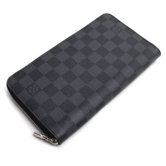 LOUIS VUITTON ルイ・ヴィトン ジッピーオーガナイザーNM 長財布 ラウンドファスナー ダミエグラフィット N60111 ICチップ メンズ【中古】