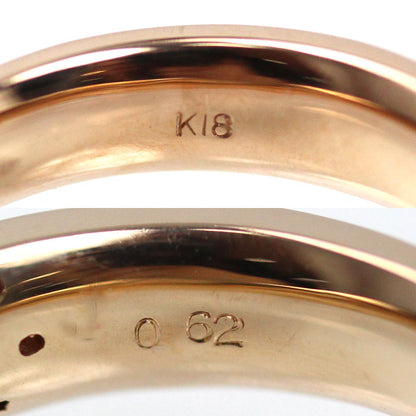 K18PG ピンクゴールド リング・指輪 ダイヤモンド0.62ct 14号 6.1g レディース【中古】