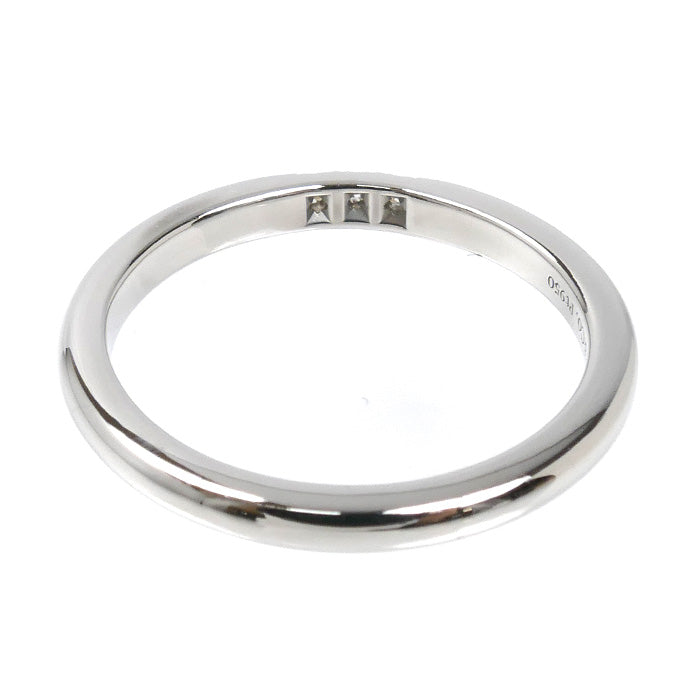 TIFFANY&Co. ティファニー Pt950プラチナ ウェディング 3PD リング・指輪 61000895 ダイヤモンド 10号 3.5g レディース【中古】【美品】