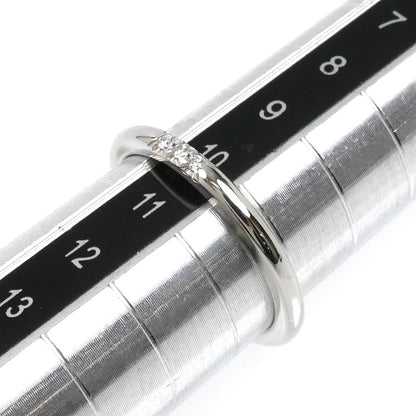 TIFFANY&Co. ティファニー Pt950プラチナ ウェディング 3PD リング・指輪 61000895 ダイヤモンド 10号 3.5g レディース【中古】【美品】