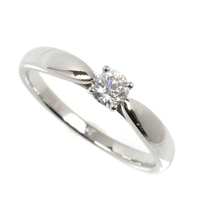 TIFFANY&Co. ティファニー Pt950プラチナ ソリティア リング・指輪 ダイヤモンド0.21ct 11号 3.5g レディース【中古】