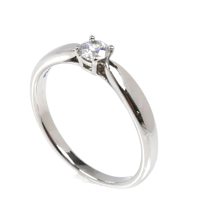 TIFFANY&Co. ティファニー Pt950プラチナ ソリティア リング・指輪 ダイヤモンド0.21ct 11号 3.5g レディース【中古】